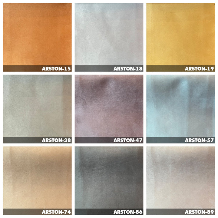Minimalist Suede Fabric L Shape Sofa BUDAPEST Color Variant