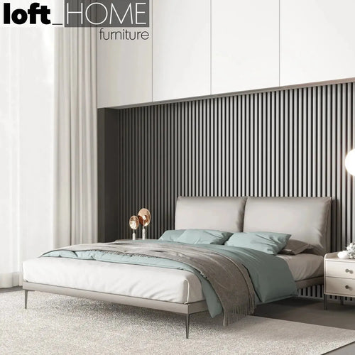 Modern Genuine Leather Bed DEON Good to Know Preview-1