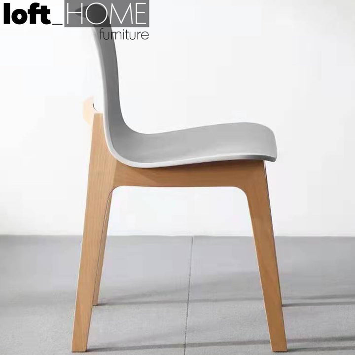 (Fast Delivery) Scandinavian Plastic Dining Chair HARBOUR Color Variant