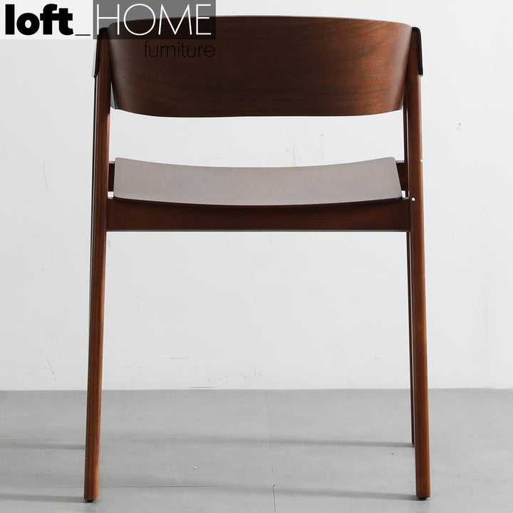 (Fast Delivery) Scandinavian Wood Dining Chair SIMONE Detail 8