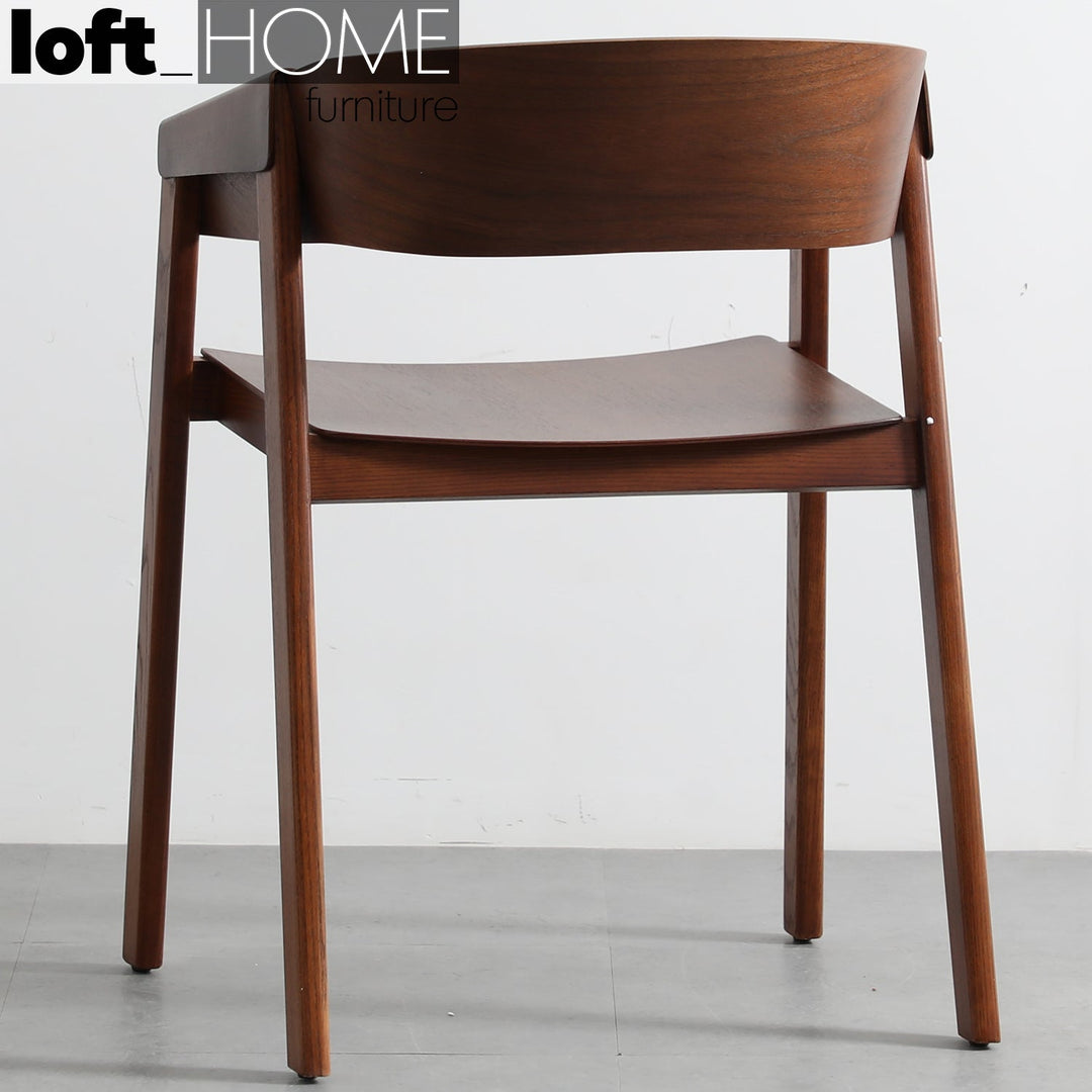 (Fast Delivery) Scandinavian Wood Dining Chair SIMONE Detail 9