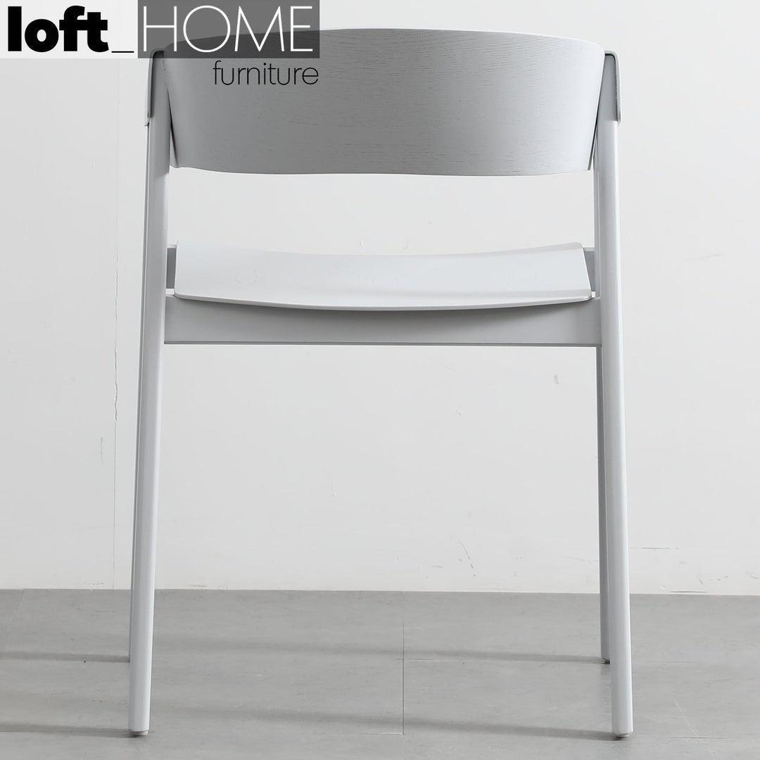 (Fast Delivery) Scandinavian Wood Dining Chair SIMONE Detail 36