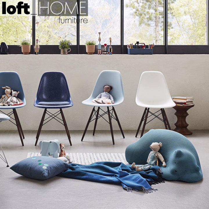 (Fast Delivery)Modern Knit Fabric Ottoman RESTING BEAR Detail