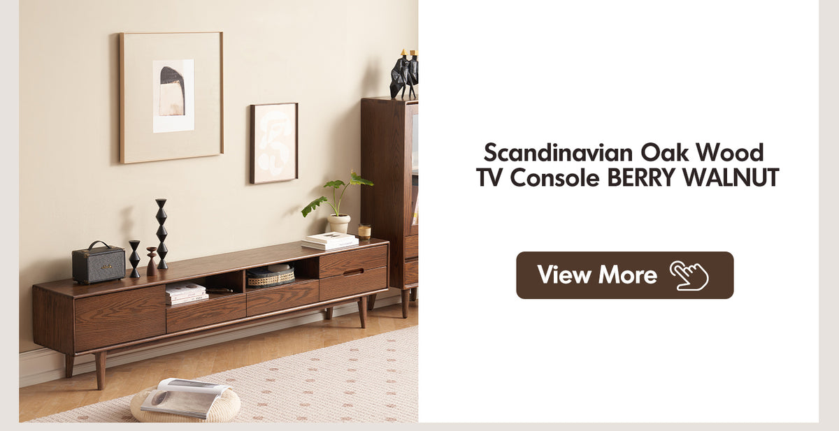 Japandi Walnut Wood Swivel Side Cabinet MONASH Good to Know - 7