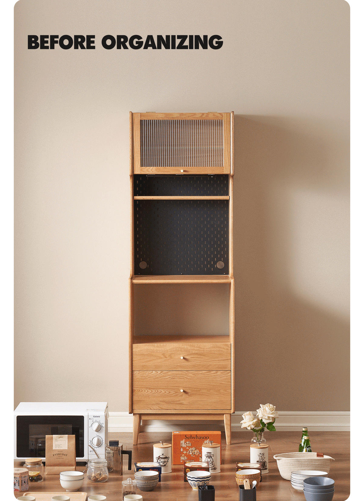 Scandinavian Oak Wood Kitchen Cabinet HEMU Good to Know - 5