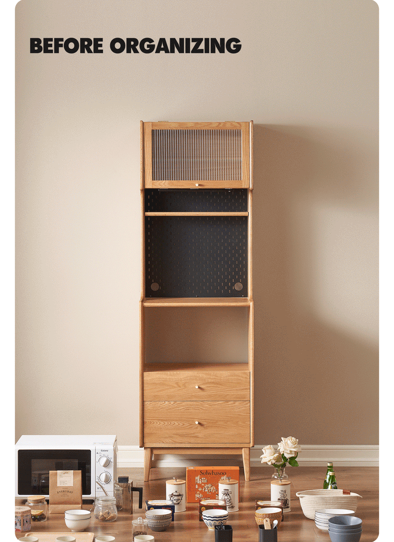 Scandinavian Oak Wood Kitchen Cabinet HEMU Good to Know - 5