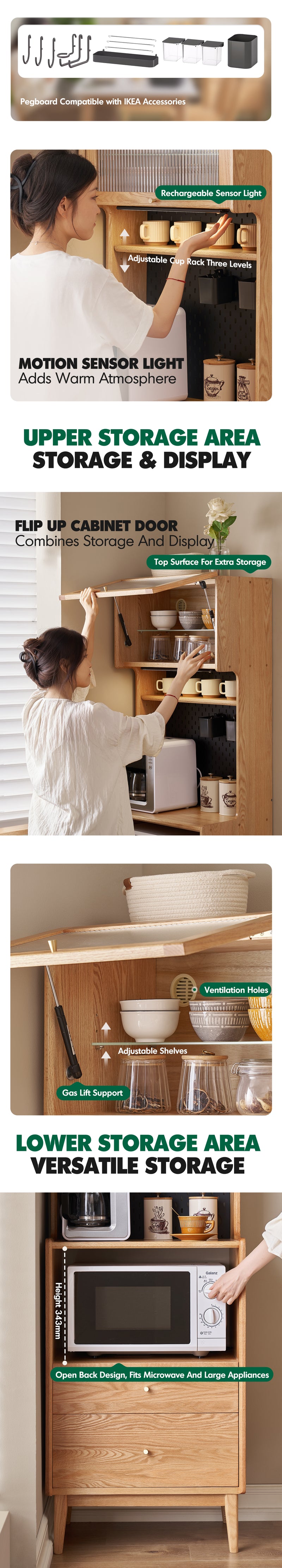 Scandinavian Oak Wood Kitchen Cabinet HEMU Good to Know - 7