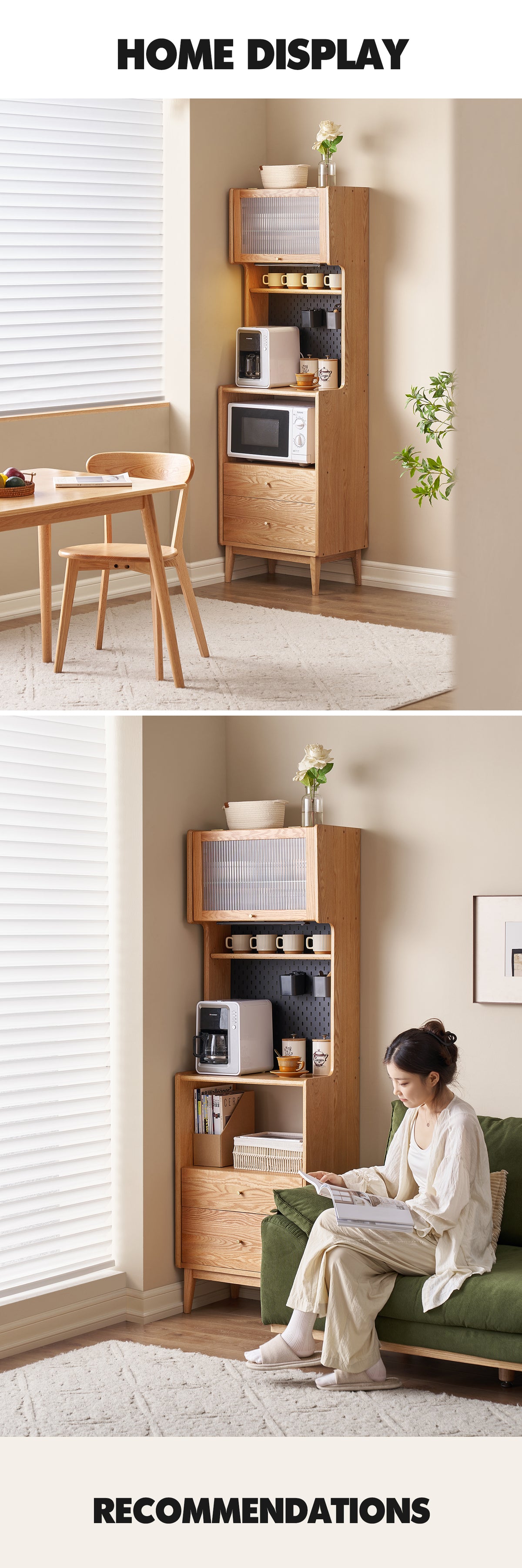 Scandinavian Oak Wood Kitchen Cabinet HEMU Good to Know - 10
