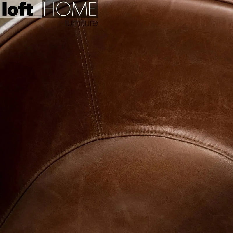 Industrial aluminium genuine leather bar chair aircraft environmental situation.