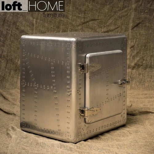 Industrial Aluminium Side Table JETDOOR Good to Know Preview-1