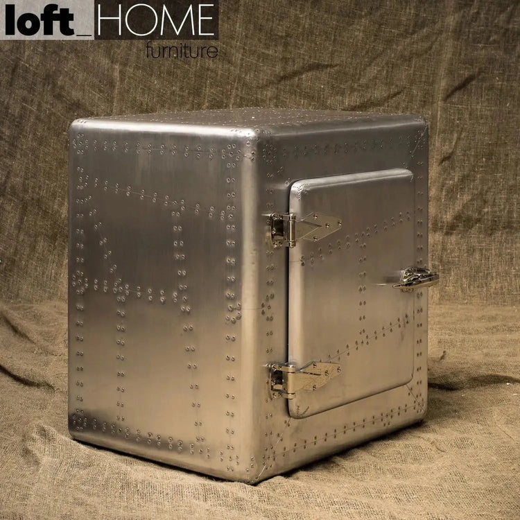 Industrial Aluminium Side Table JETDOOR Good to Know Preview-1