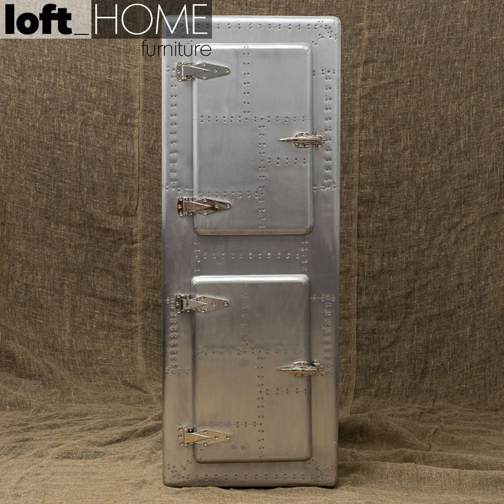 Industrial aluminium storage cabinet jetdoor color swatches.