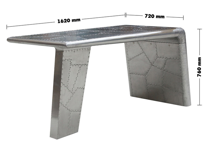 Industrial Aluminium Study Table AIRCRAFT WING