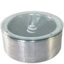 Industrial Aluminium Tempered Glass Coffee Table ENGINE
