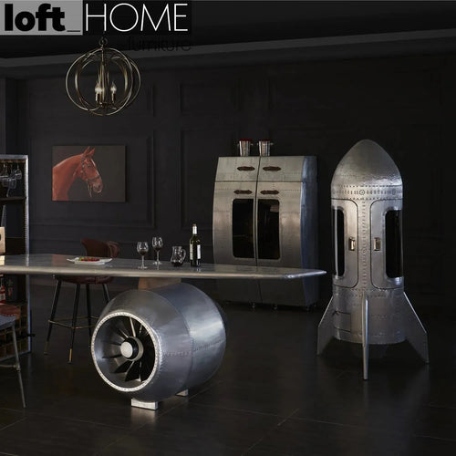 Industrial Aluminium Wine Cabinet AVIATOR Good to Know Preview-1