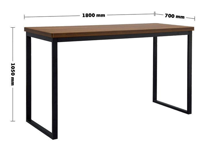 Industrial elm wood bar table hardy size charts.