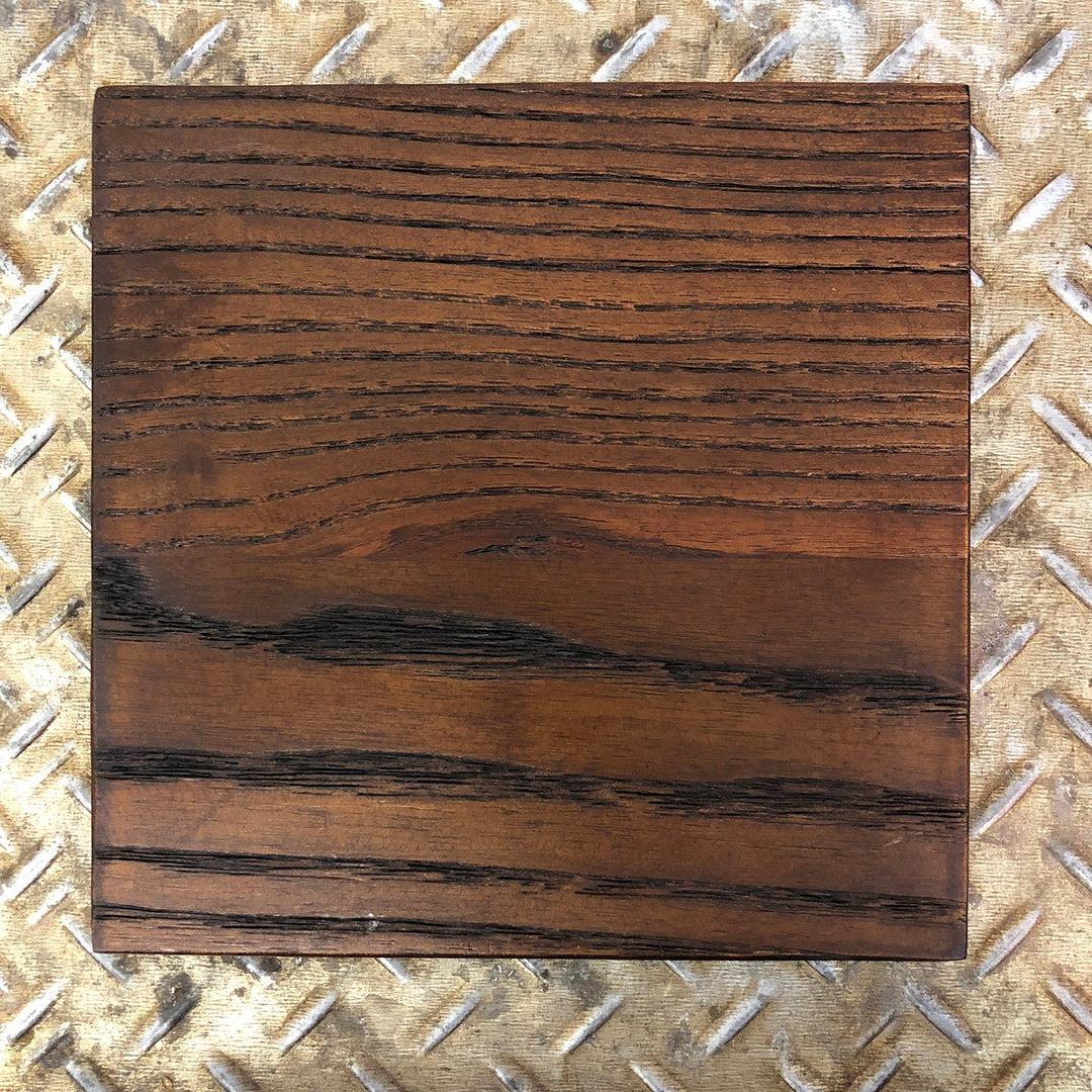 Industrial elm wood dining bench sanctum x material variants.