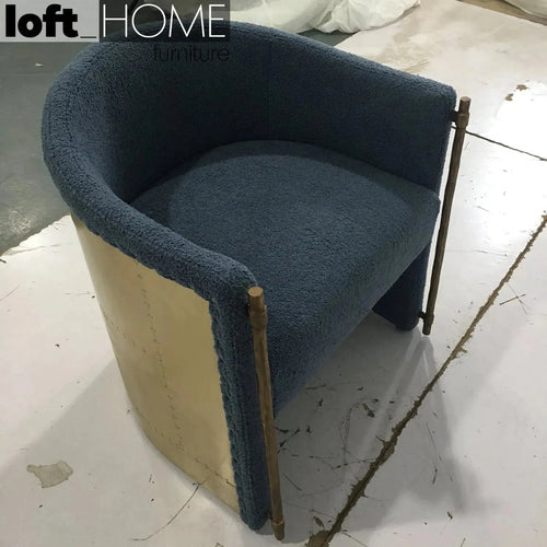 Industrial Fabric 1 Seater Sofa THADDEUS TRACK Good to Know Preview-1