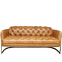Industrial Genuine Leather 2 Seater Sofa BLAKE