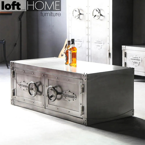 Industrial Metal Coffee Table HATCH WHEEL Good to Know Preview-1