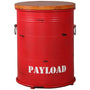 Industrial Metal Side Table CONTAINER ROUND