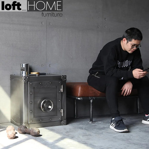 Industrial Metal Side Table HATCH WHEEL Good to Know Preview-1