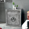 Industrial metal side table hatch wheel environmental situation.