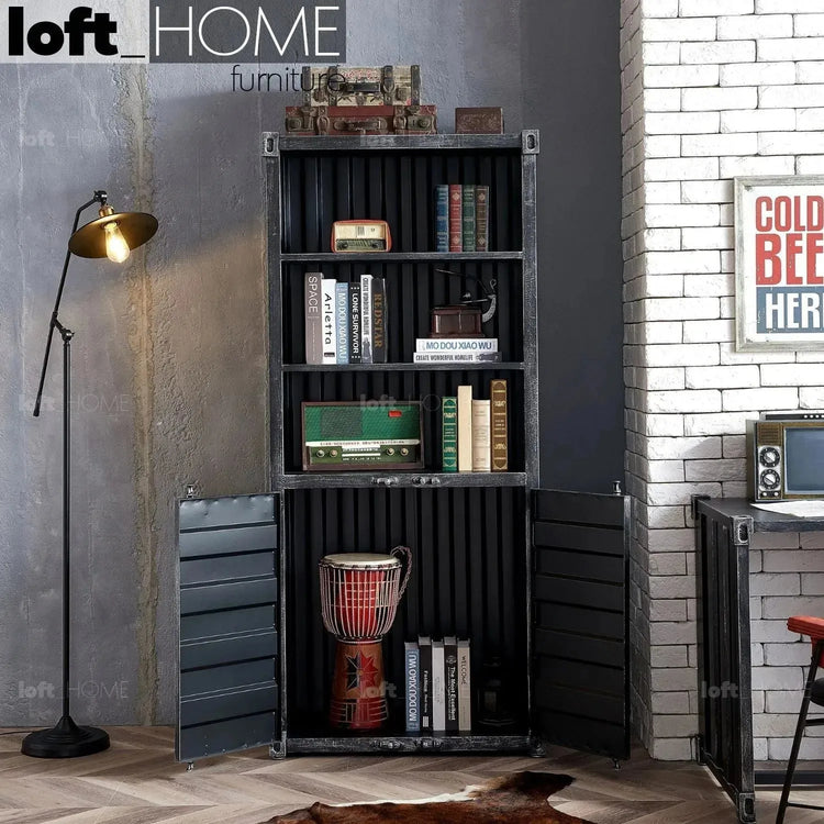 Industrial Metal Storage Bookshelf CONTAINER Good to Know Preview-1