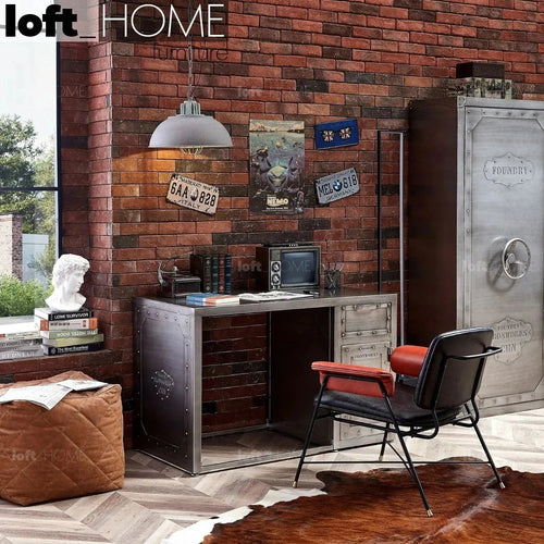 Industrial Metal Study Table HATCH WHEEL Good to Know Preview-1