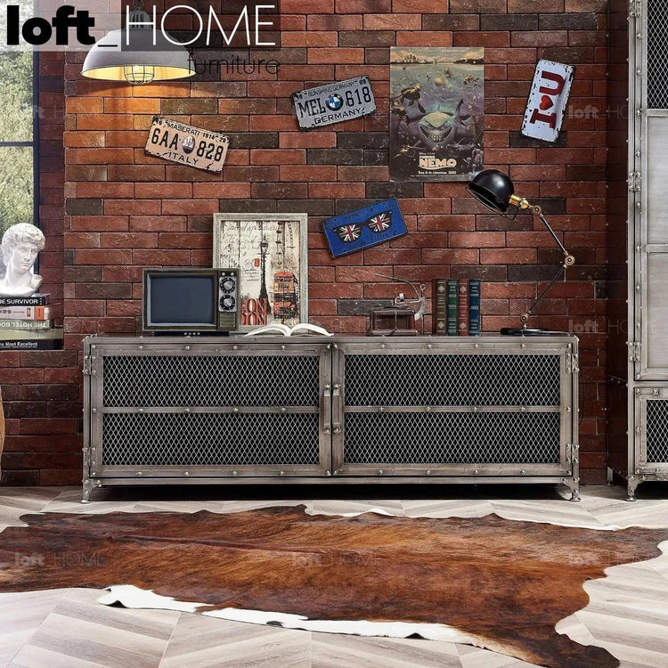 Industrial Metal TV Console BERNZ Good to Know Preview-1