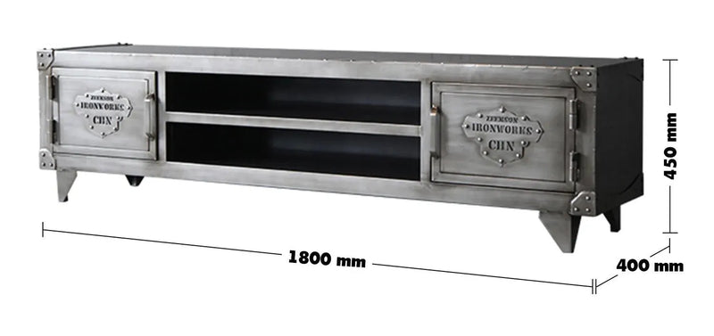 Industrial metal tv console hatch wheel size charts.