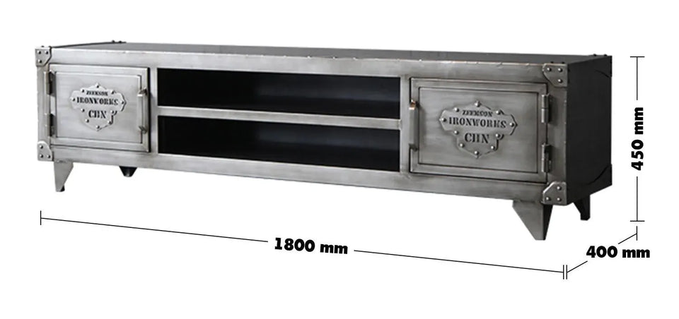 Industrial metal tv console hatch wheel size charts.