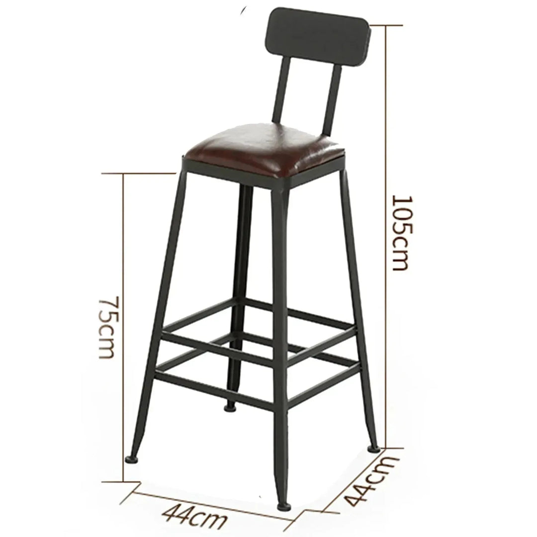 Industrial pine wood bar chair starbuck leather square size charts.