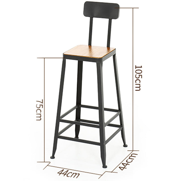 Industrial pine wood bar chair starbuck wood square size charts.