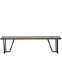 Industrial Pine Wood Dining Bench SLIM
