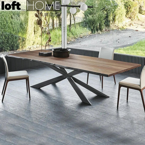 Industrial Pine Wood Dining Table SPIDER Good to Know Preview-1