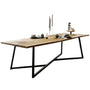 Industrial Pine Wood Live Edge Dining Table DESIGNER