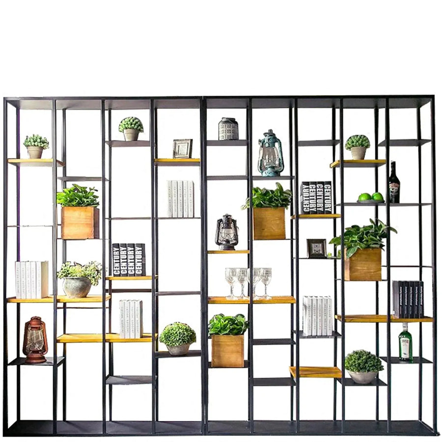 Industrial Pine Wood Display Shelf COZY