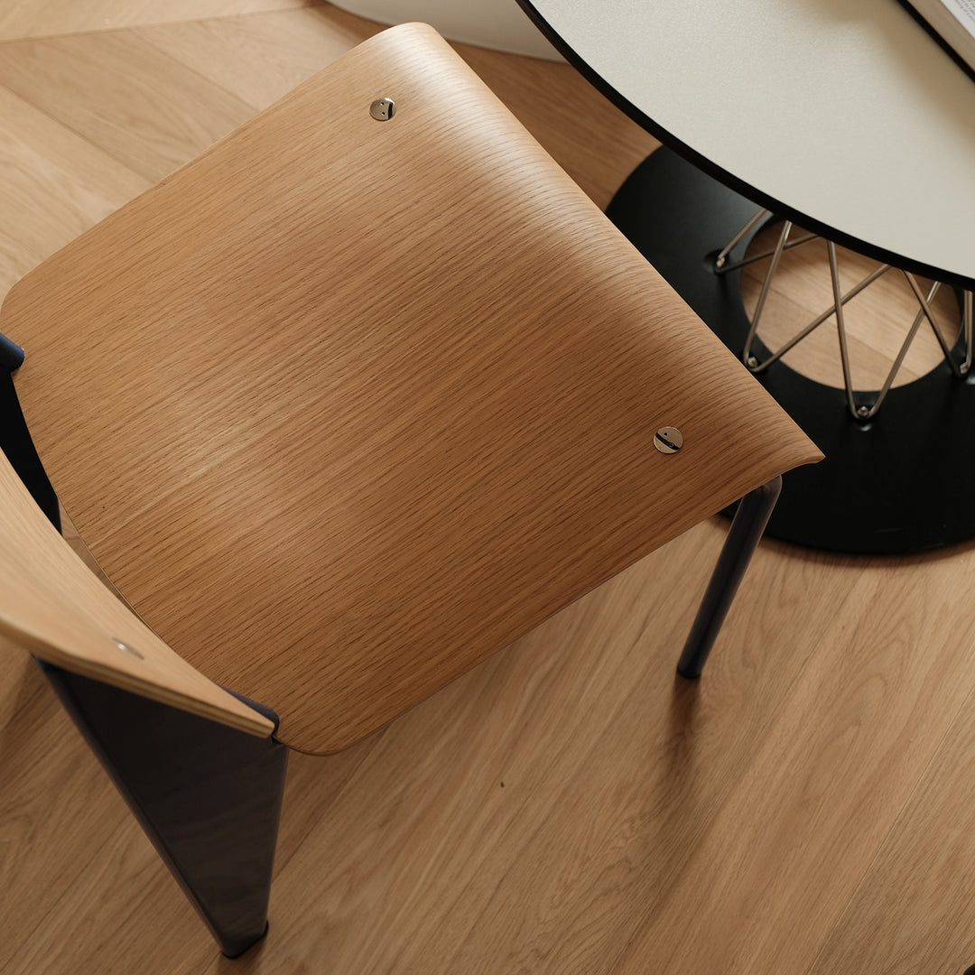 Industrial plywood dining chair standard situational feels.