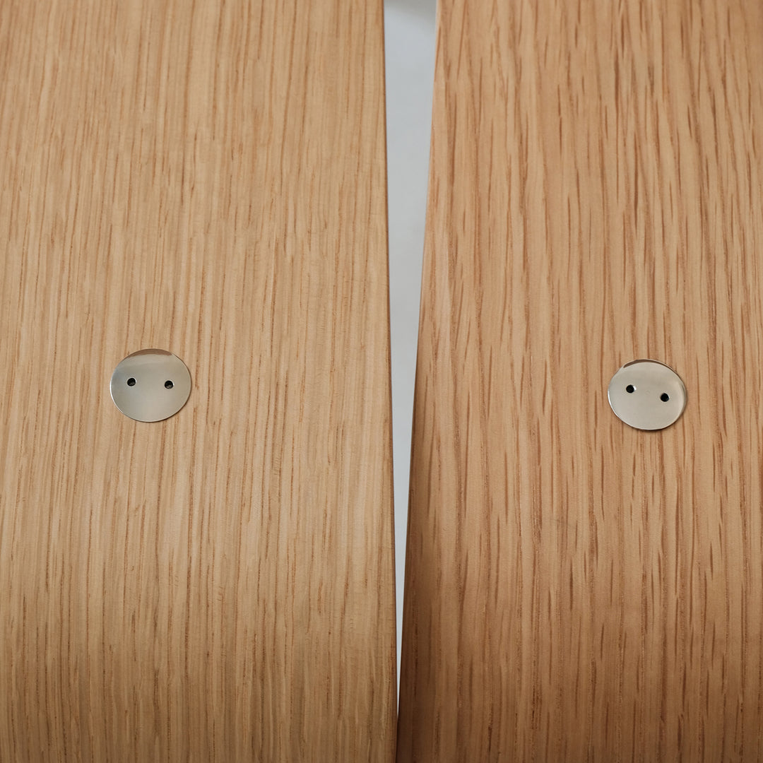 Industrial plywood dining chair standard layered structure.