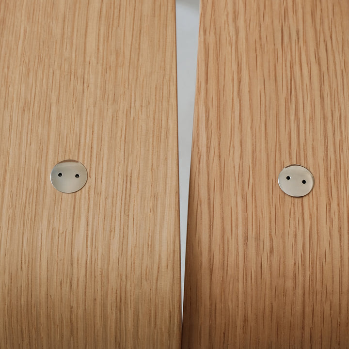 Industrial plywood dining chair standard layered structure.