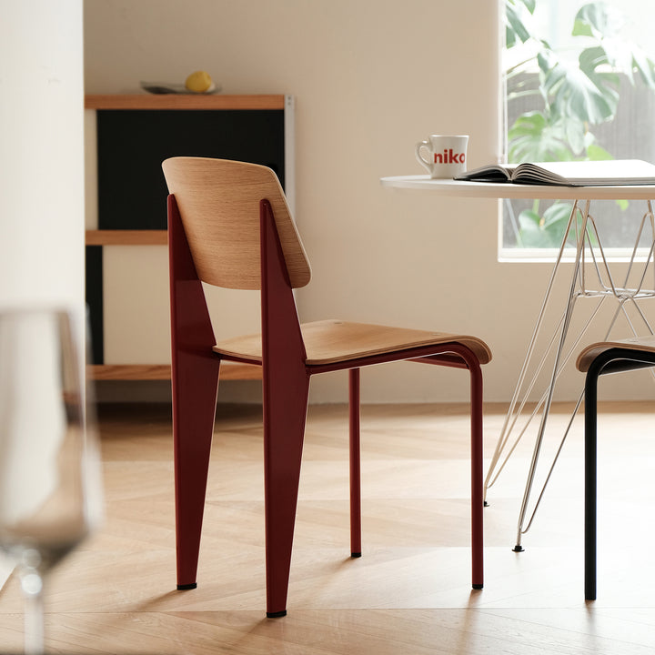 Industrial plywood dining chair standard size charts.