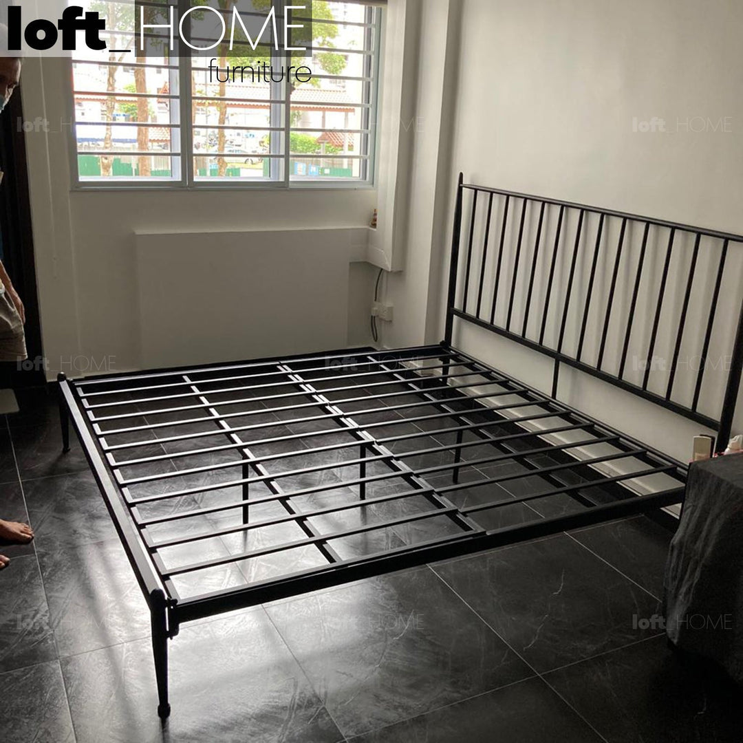 Industrial steel bed classic detail 7.