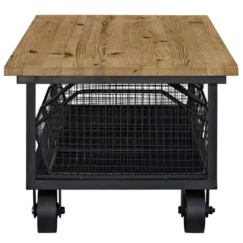 Industrial steel coffee table mysteel material variants.