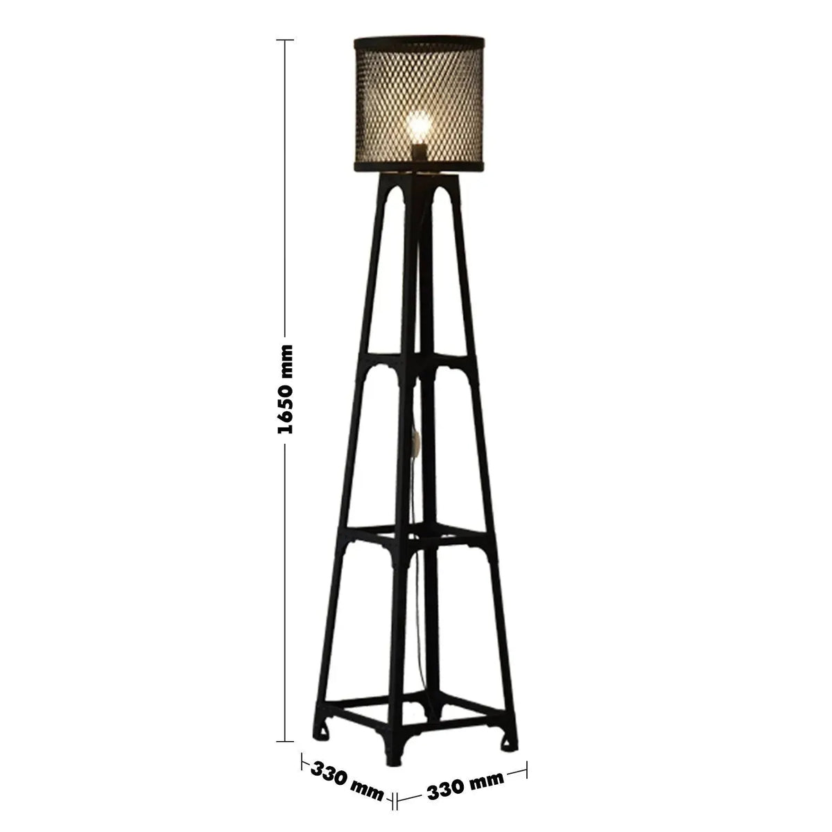 Industrial steel floor lamp mysteel size charts.