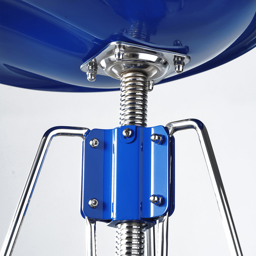 Industrial steel height adjustable bar chair spool situational feels.
