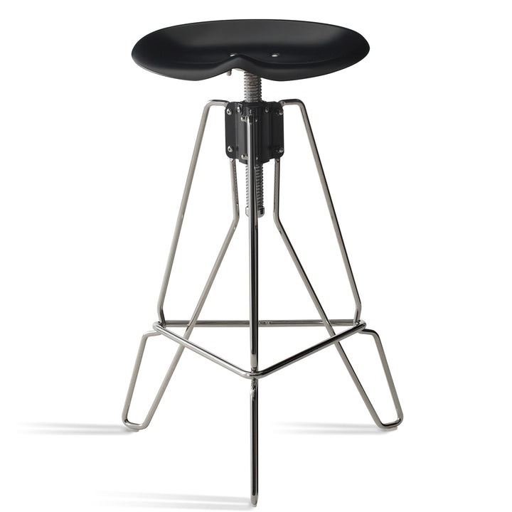 Industrial steel height adjustable bar chair spool material variants.
