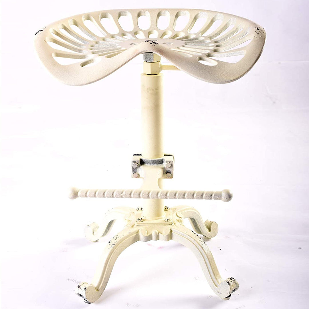 Industrial steel height adjustable stool dewy detail 3.