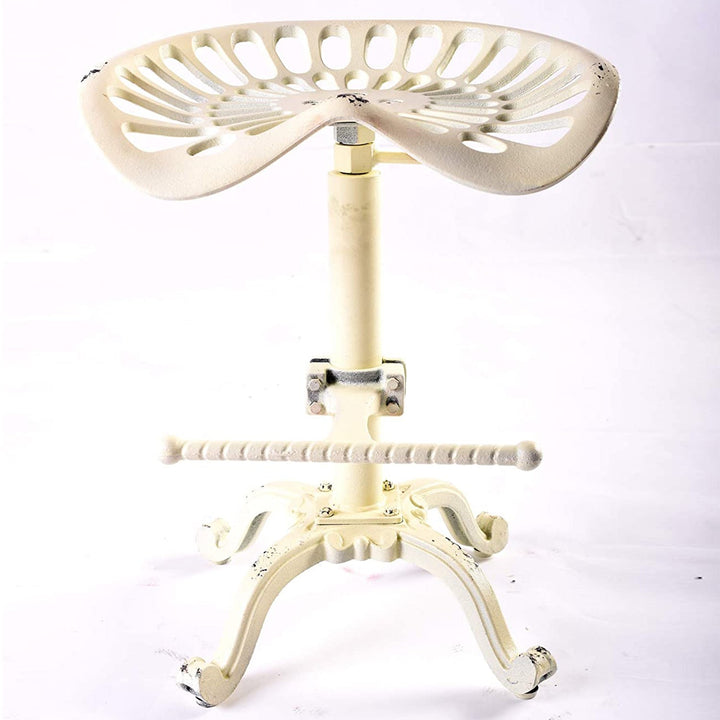 Industrial steel height adjustable stool dewy detail 3.