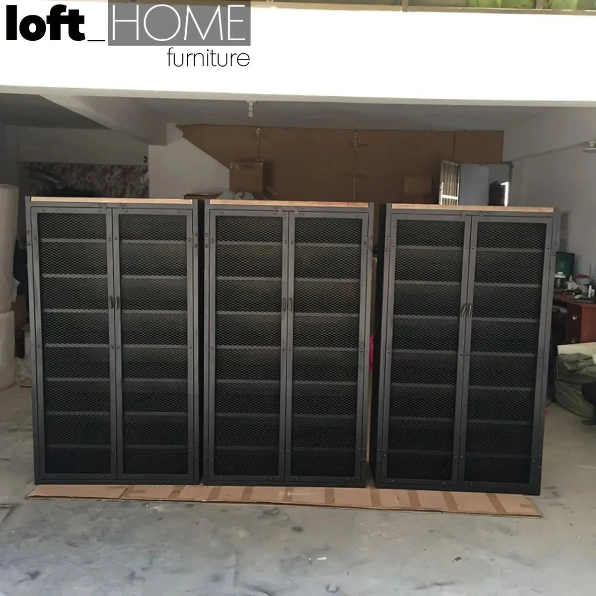 Industrial steel shoe cabinet mysteel color swatches.